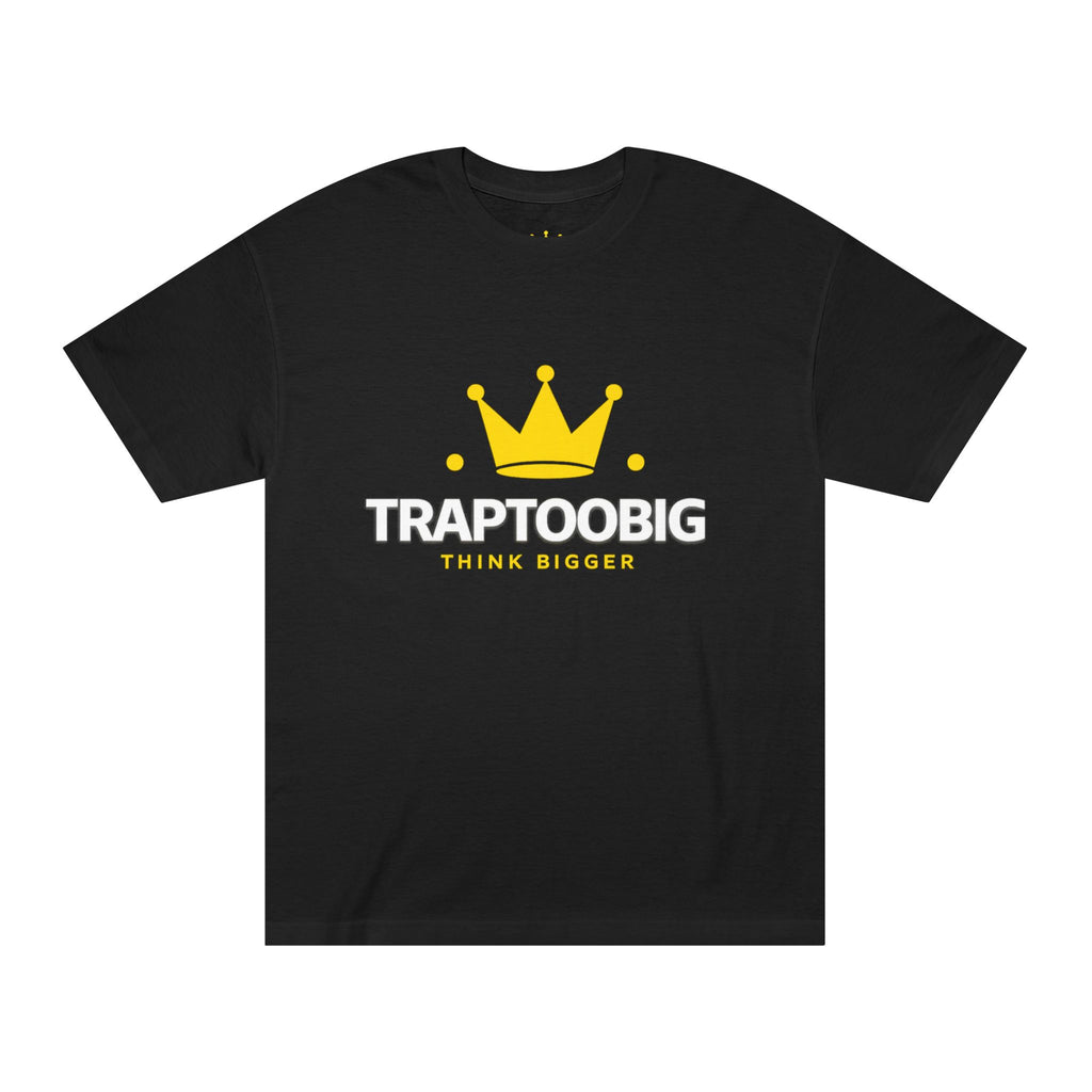 TrapTooBig “Think Bigger” Tee — Crown Logo Graphic T-Shirt