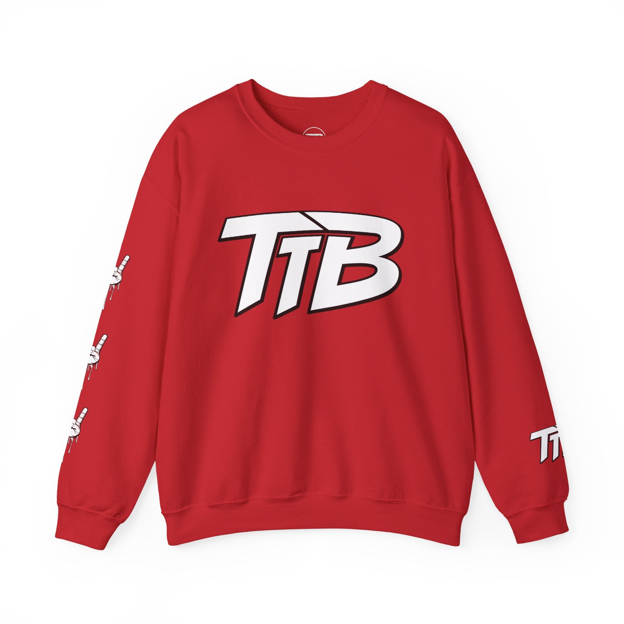 Core Logo Crewneck — Red