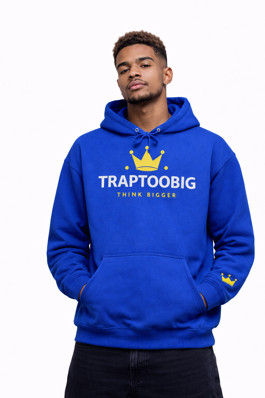 TRAPTOOBIG CROWN HOODIE