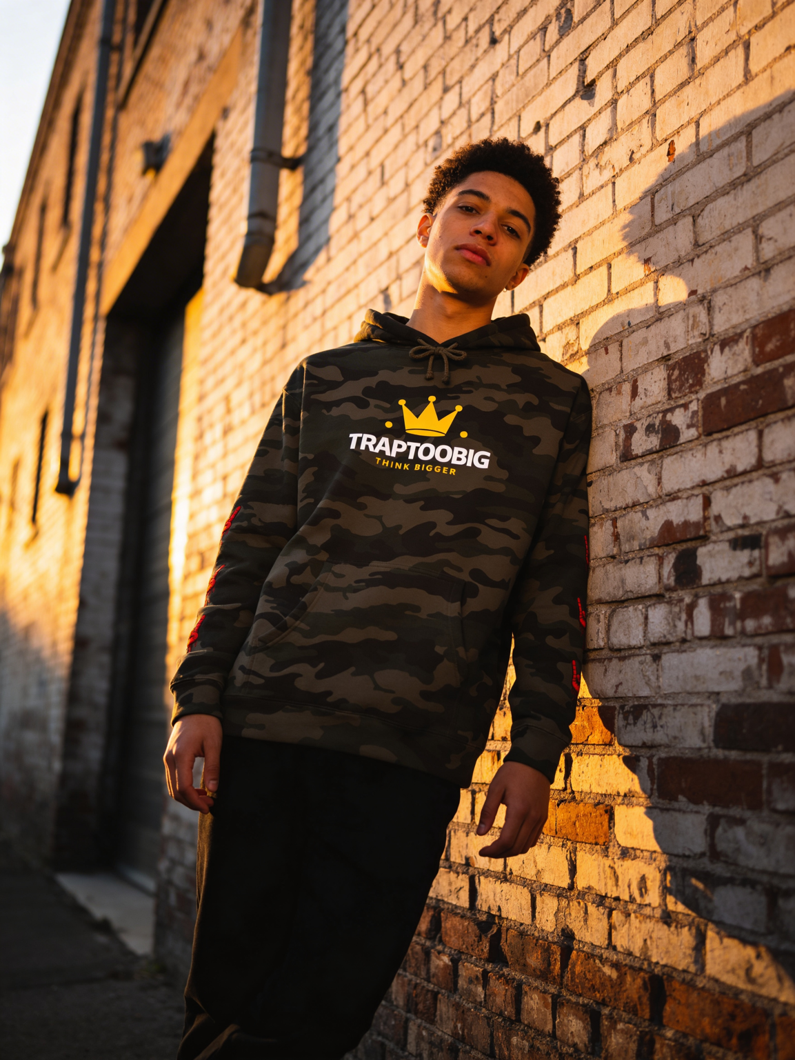 Red Code Hoodie – Camo Edition