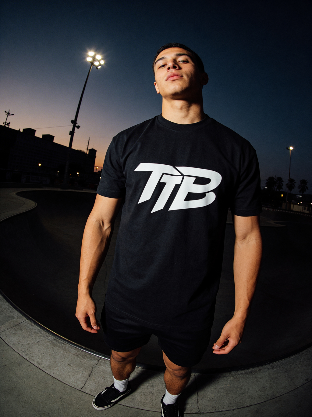 Core Logo Tee — Black