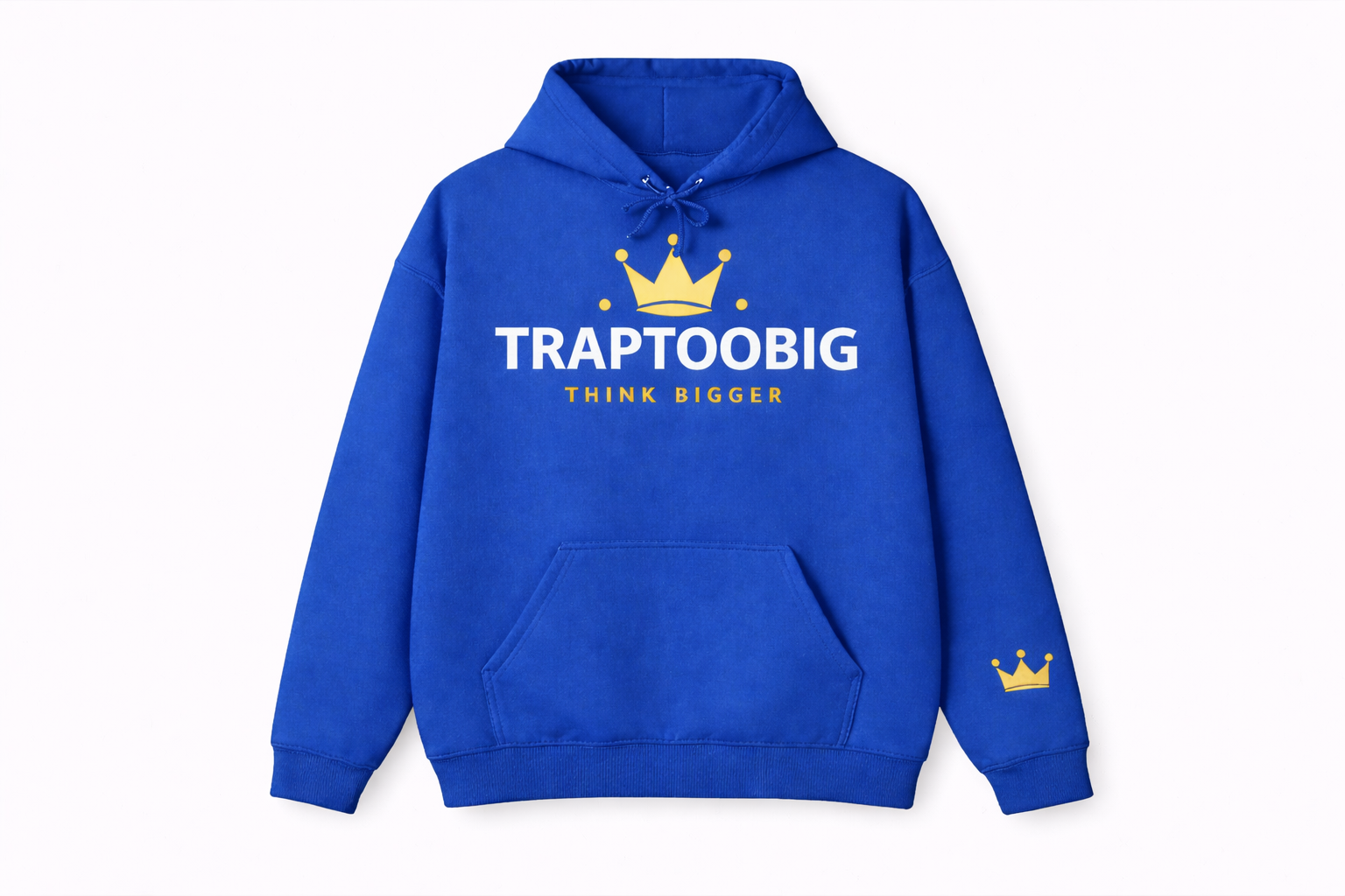 TRAPTOOBIG CROWN HOODIE
